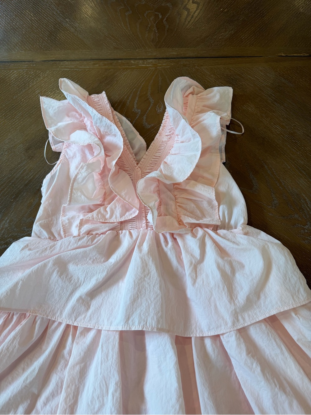 Simply Southern Pale Pink Tiered Ruffle Dress - Picture 12 of 12